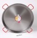 100cm Polished Steel Paella Pan