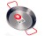 28cm Polished Steel Paella Pan