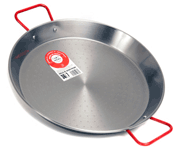 Polished Steel Paella Pans