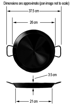 26cm Paella Pan 