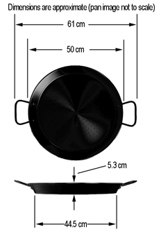 50cm Paella Pan