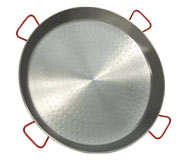 100cm Polished Steel Paella Pan