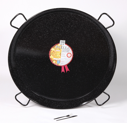 The Paella Company 90cm Enamelled Steel Paella Pan Garcima "La Ideal"