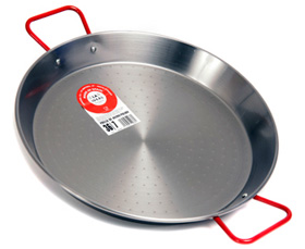 80cm Polished Steel Paella Pan