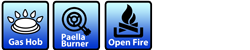 Gas, Paella Gas Burner, Open Fire