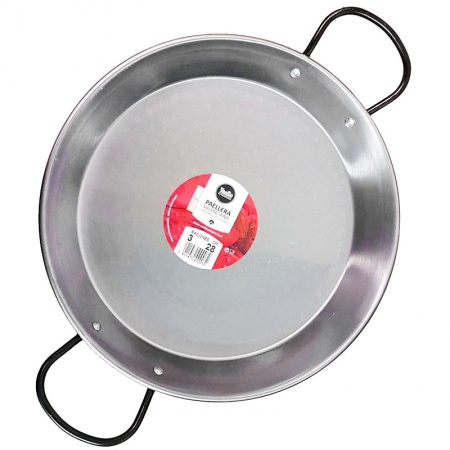 28cm Polished Steel Paella Pan