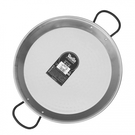 38cm Polished Steel Paella Pan