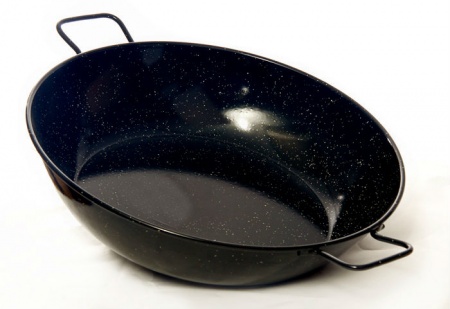 45cm Deep Enamelled Pan