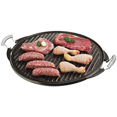 53cm Enamelled Cast Iron Griddle