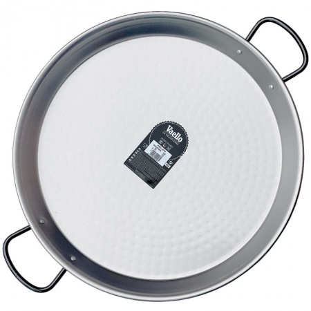 55cm Polished Steel Paella Pan