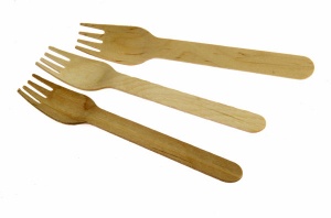 Wooden Disposable Fork (100pk)