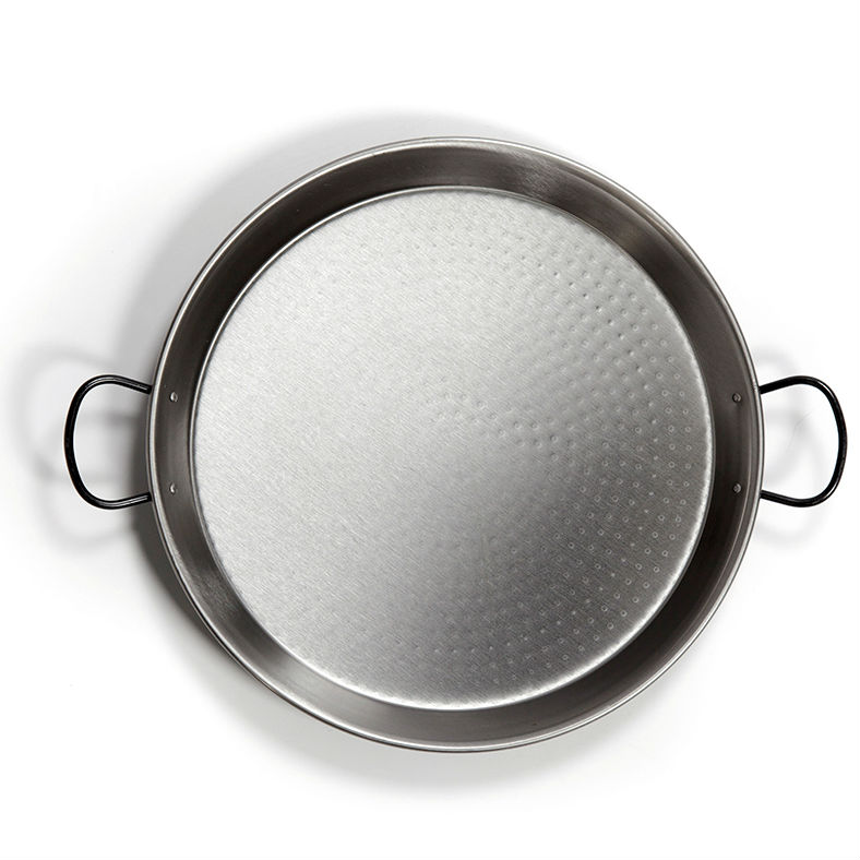 The Paella Company 38m Polished Steel Paella Pan Garcima "La Ideal"