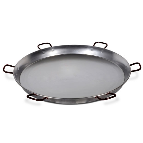 130cm Polished Steel Paella Pan