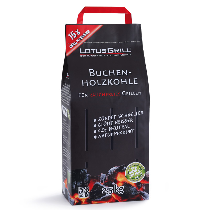 LotusGrill Beechwood Charcoal 2.5Kg Bag