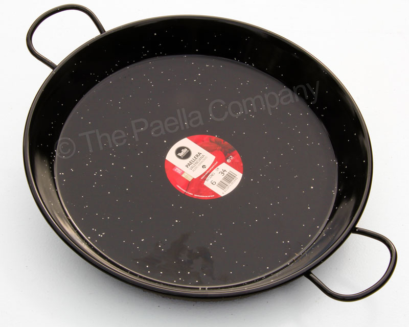 The Paella Company 26cm Enamelled Steel Paella Pan La Valenciana
