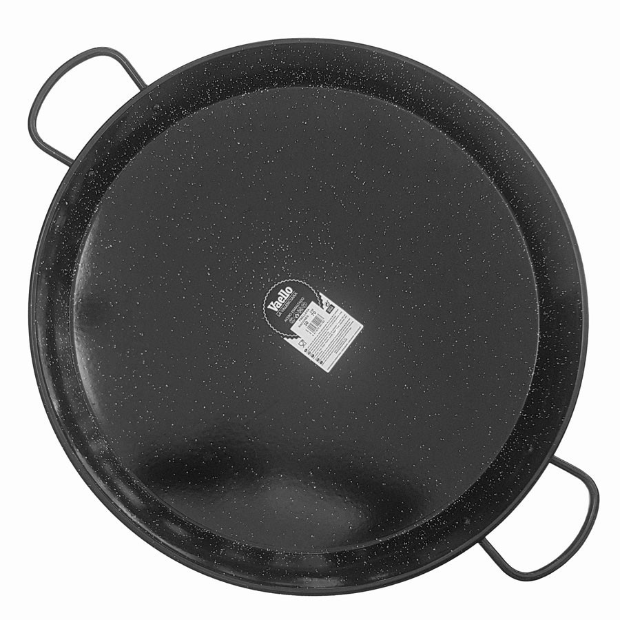 The Paella Company 70cm Traditional Enamelled Steel Spanish Paella Pan