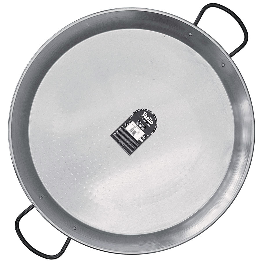 70cm Polished Steel Paella Pan