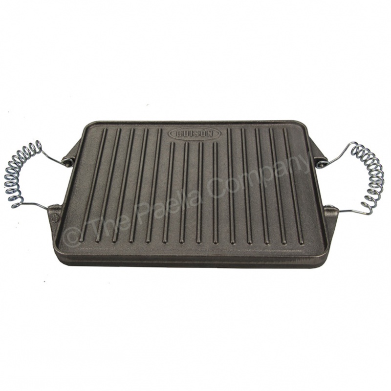 21cm x 27cm Reversible Rectangular Cast Iron Griddle