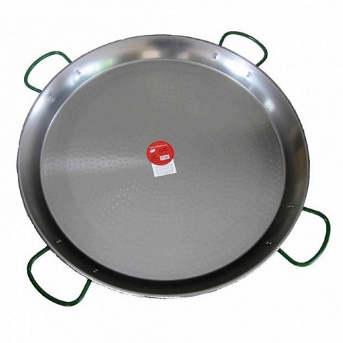 100cm Polished Steel Paella Pan