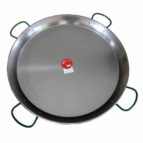 90cm Polished Steel Paella Pan