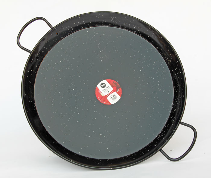 The Paella Company 65cm Enamelled Steel Paella Pan Vaello "La