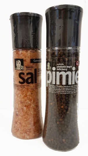 Large Himalayan Pink Salt & Tellicherry Pepper Grinder Pack