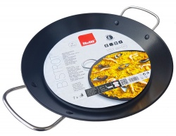 34cm Non-Stick Stainless Steel Paella Pan for Ceramic, Induction & AGA hobs