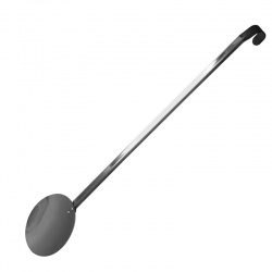 65cm Stainless Steel Paella Skimmer Spoon